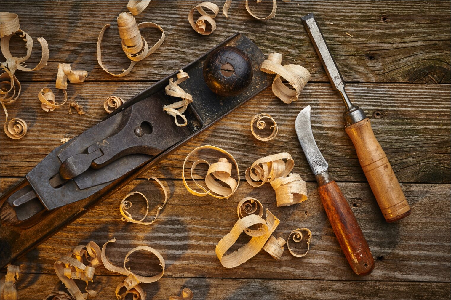 JR Weber’s woodworking tools